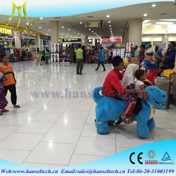 Hansel kids playground equipment helicopter animal kiddy ride playground electric animal scooter for shopping mall