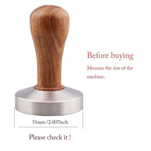 Round Base Durable Stainless Steel Tamper Adjustable Espresso Tamper