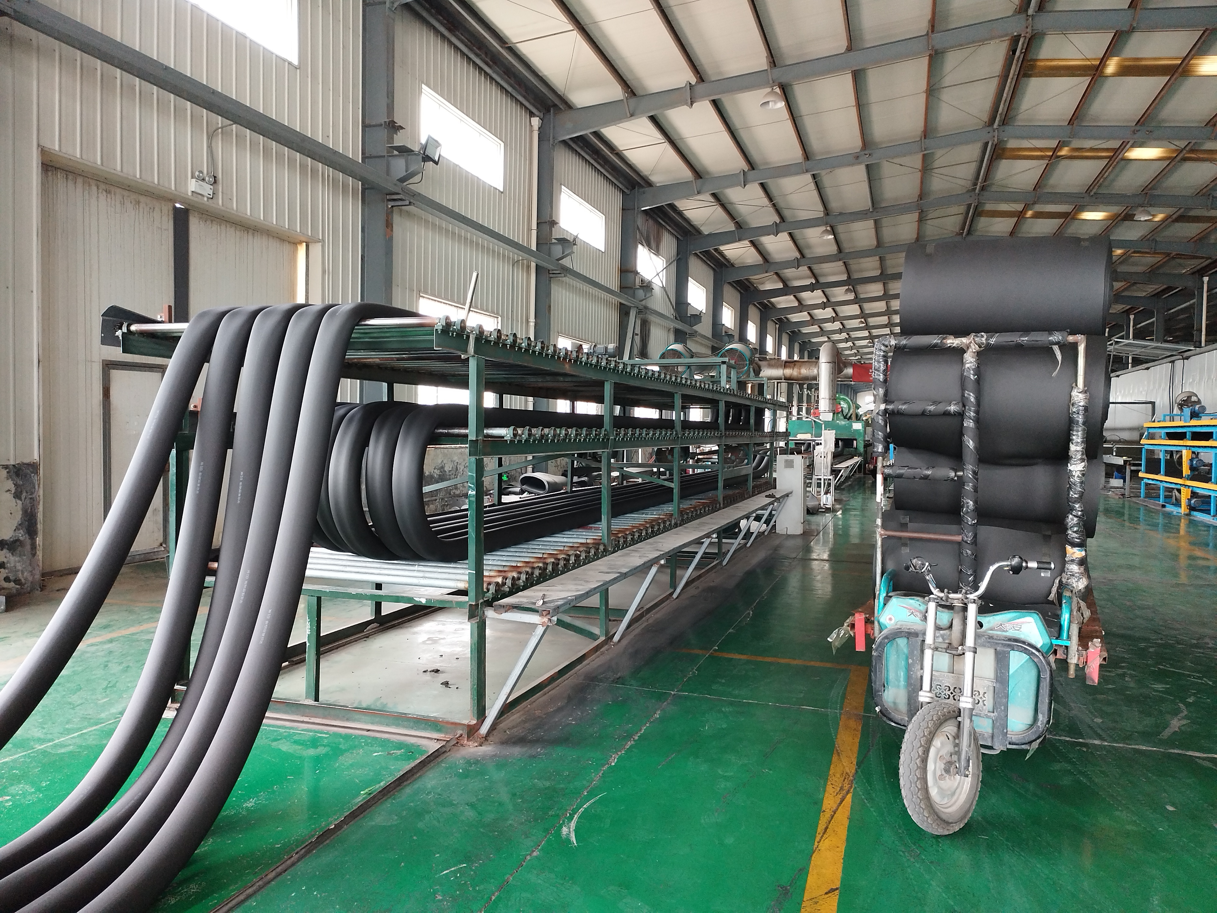 NBR Nitrile Rubber Foam Flexible Insulation Pipe & Sheet Extrusion Production Line
