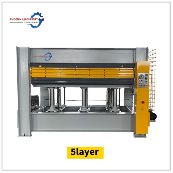 120T PH160 5layer Woodworking Hydraulic Hot Press Machine for Plywood Door Laminating