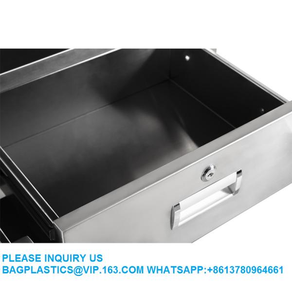 Lab Furniture Supplies Factory Customized Laboratory 6 Door Metal Stainless Steel Cabinet with Drawers