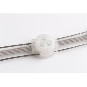 RGB DC12V LED Pixel Light 30mm SMD5050 IP67 PC Waterproof 1W Outdoor Building Facade Point Lights