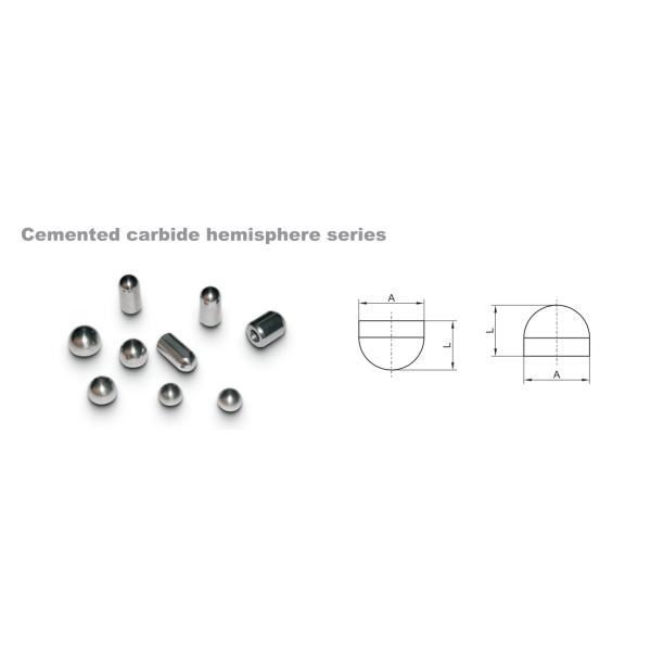 KDL-BQA-401-04 14mm Tungsten Carbide Buttons YG6 for Oil Drilling