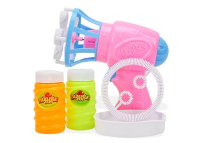 Plastic Children's Play Toys , 2 - In - 1 Battery Operated Bubble Gun Electric Fan For Kids