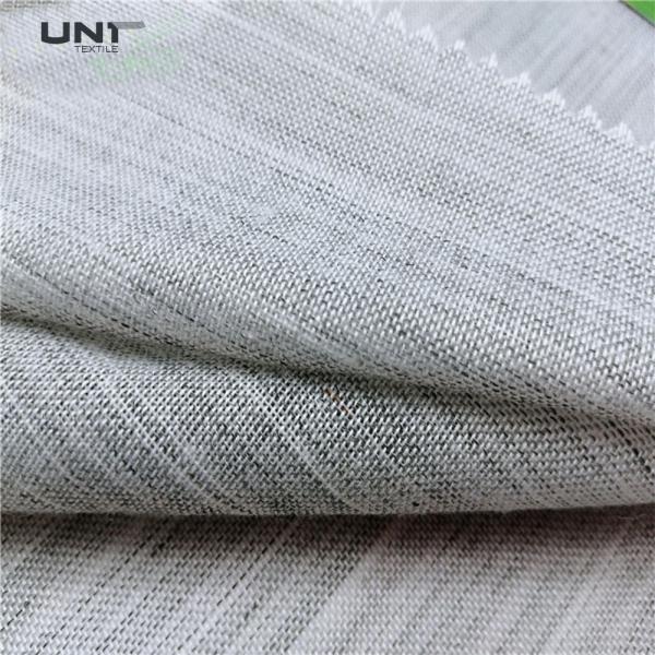 Soft Washable Polyester Woven Long Hair Interlining Canvas Fabric For Suit