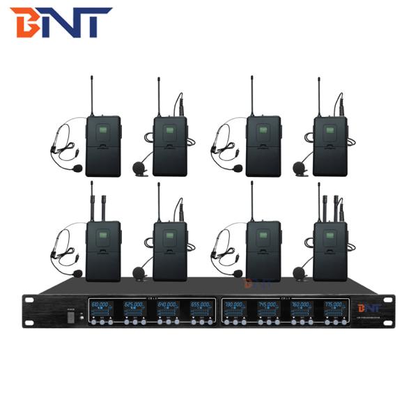 UHF 640MHz частотной полосы микрофона системы конференции 8 каналов беспроводной - 690MHz