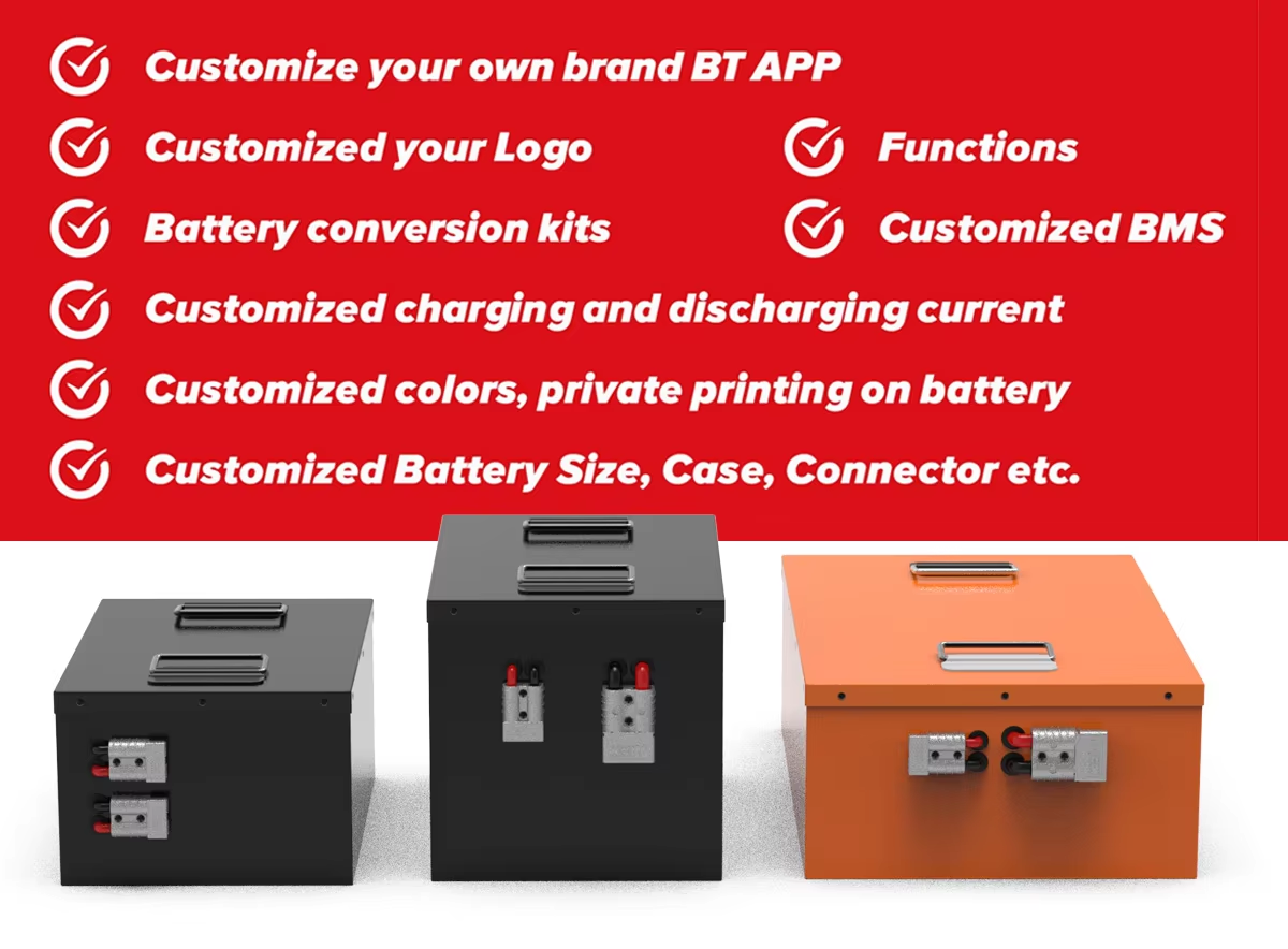 72v 150AH Lithium Battery Packs For Electric Sightseeing Cars