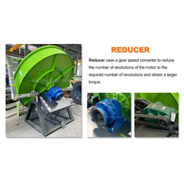 Бентонитный дисковый котёнок смешанный удобрение гранулятор 15кВт 10т/ч Мощность