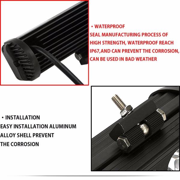 10W/Pcs Led Light Bar Car External Light 12V Led Bar Offroad 4x4 SUV ATV Truck Tractor Spotlight Led Work Driving Lights