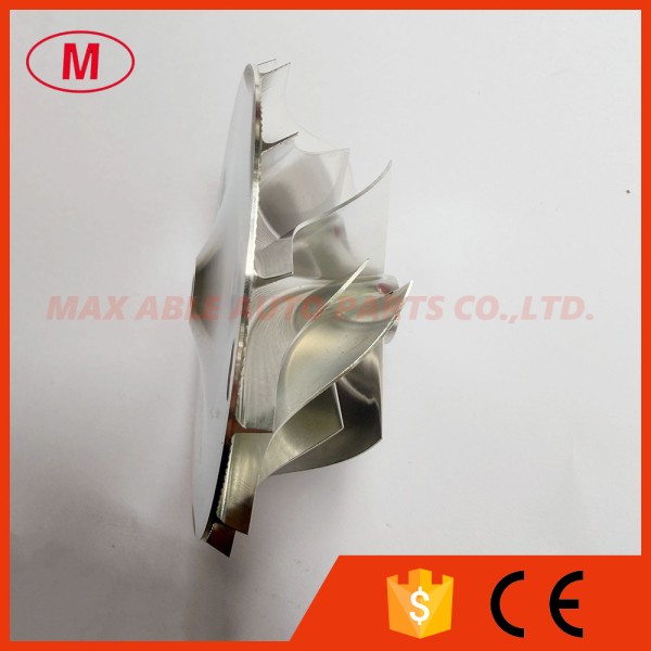 T04S 62.30/86.15mm 7+7 blades High performance turbo aluminum 2618/milling/billet compressor wheel for racing