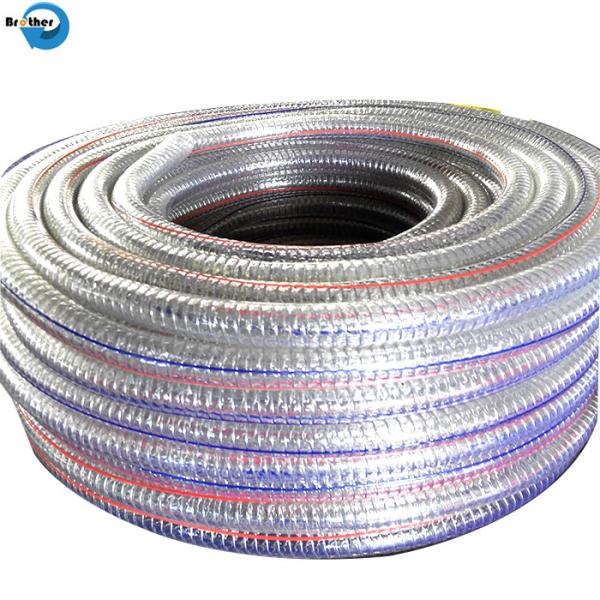 Industrial PVC Spiral Steel Wire Reinforced Water/Air/Rubber/Suction/Garden Hoses