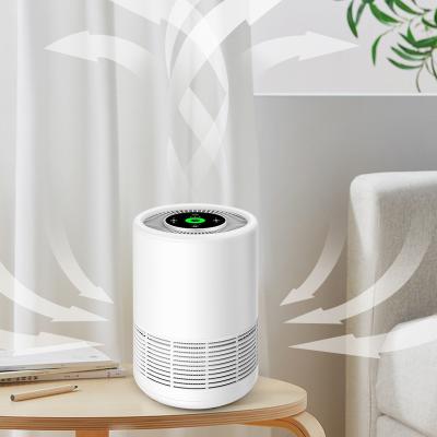 White ABS TVOC Sensor Baby Air Purifier Bedroom Living room Oiifce Small Szie