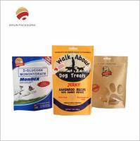 Saco de alimentos para animais de estimação personalizado em PET / AL / PE com acabamento brilhante