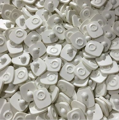 La etiqueta del RF de la ropa del supermercado con el logotipo aumentado/suavemente seguridad marca con etiqueta