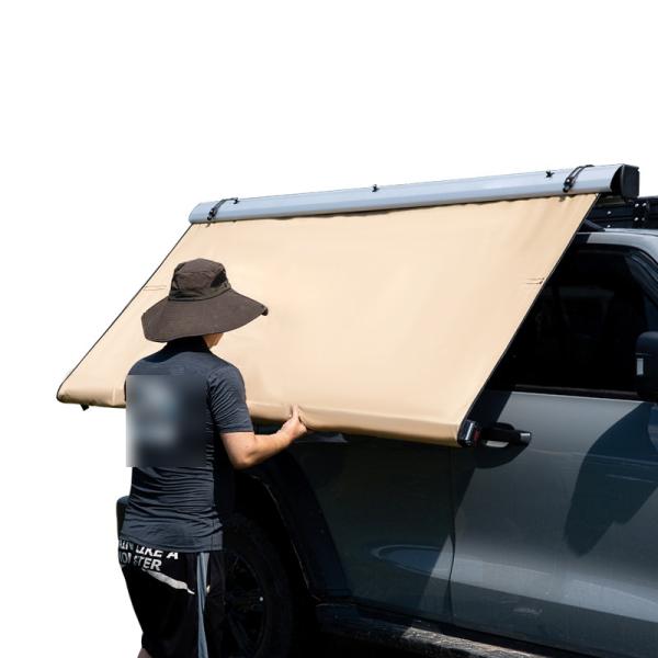 Retractable Car Awning Tent 250x200cm Aluminum Alloy Frame
