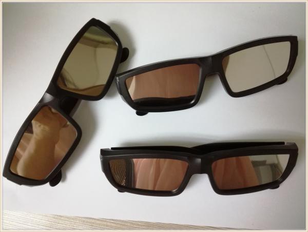 5 Density Anti UV Protection Passed solar filter glasses , PET glasses for solar eclipse