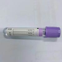 O OEM médico do tubo do sangue do vácuo da tampa da alfazema do hospital aceita