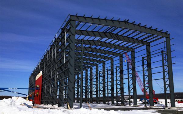 Prefab Steel Structure Workshop with Bridge Crane for Industrial Use