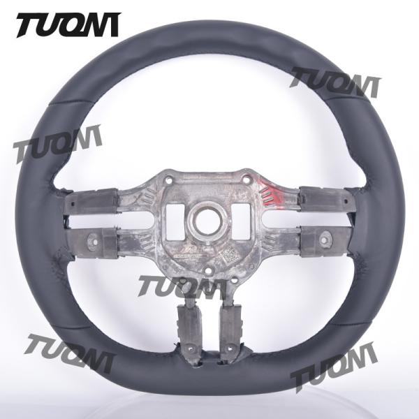 Sport Black Leather Mercedes Benz Steering Wheel Soft Grip Customizable