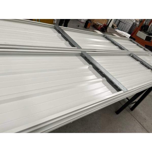 Gauge 24 Gauge 25 Galvanized Steel Commercial Sectional Garage Door Panel Roll Forming Machine