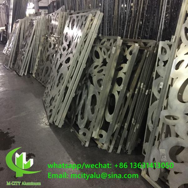 Металлическая алюминиевая гравировка экрана панель лазерной резки фасадная панель домашнее убранство