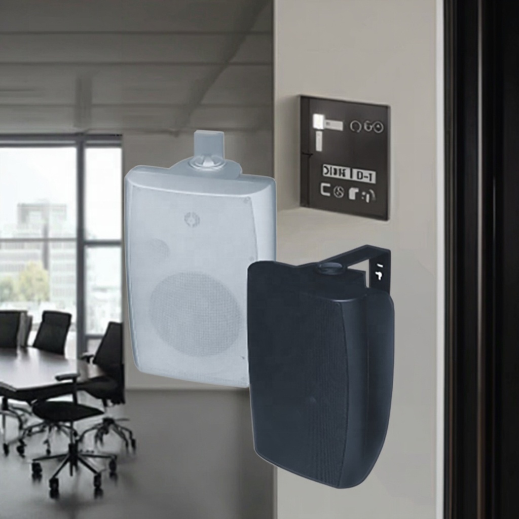 40W ABS Indoor Wall Mount Speakers 100V PA Loudspeaker 90-20KHZ