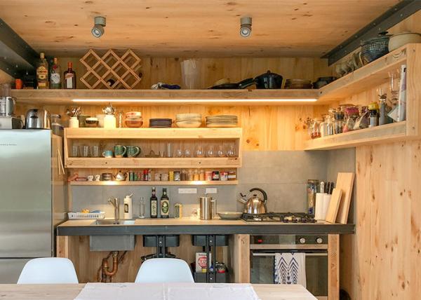 Prefabricated House Modular Home Prefab Garden Studio With Light Steel Frame Storage