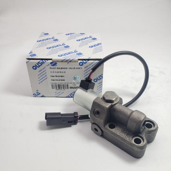 Pilot Solenoid Valve Assy  708-7R-01631 708-7H-01630 For Komatsu D155A D275A WA150 WA200