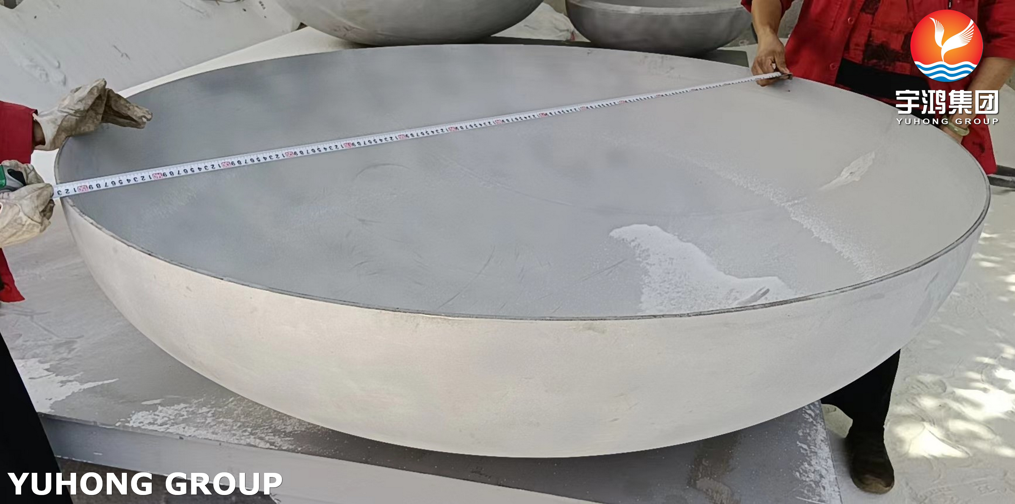 ASTM SA240 321 Эллиптическая головка из нержавеющей стали для теплообменника труб и оболочек