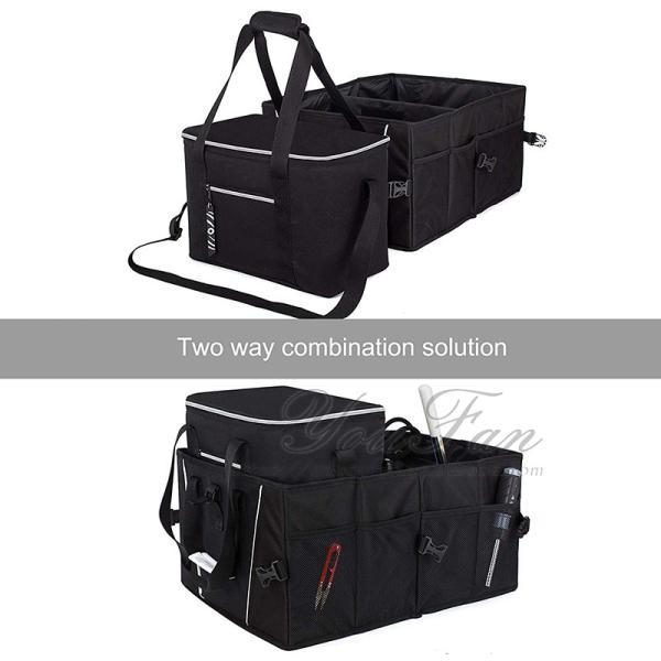 Foldable Car Trunk Organizer For Outdoor Picnic / Concert / Fishing