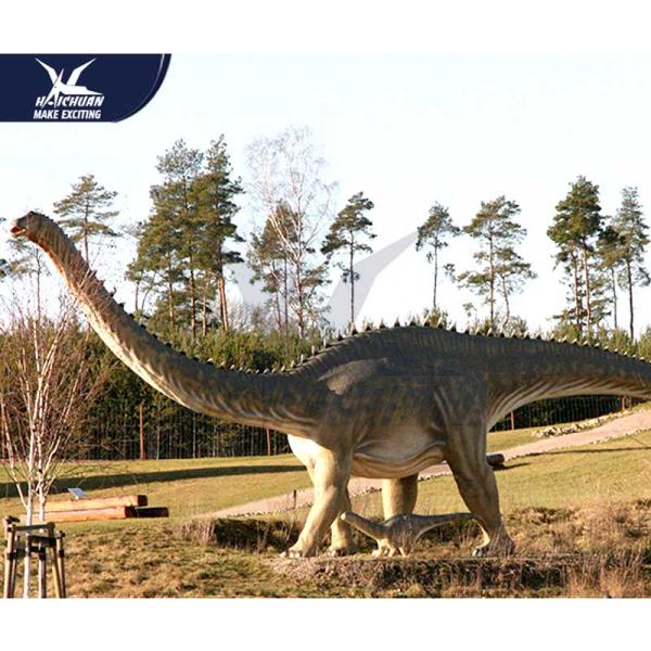 Gaint Waterproof  Realistic Dinosaur Models /  CE RoHS Dinosaur Garden Art