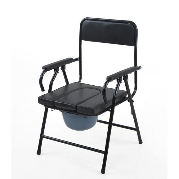 Aluminum Alloy Medical Transport Wheelchair Folding Shower Toilet Wheelchair For Disabled