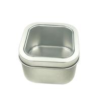 Square Iron Cans Tinplate Empty Metal Container Tin Cans For Food Storage