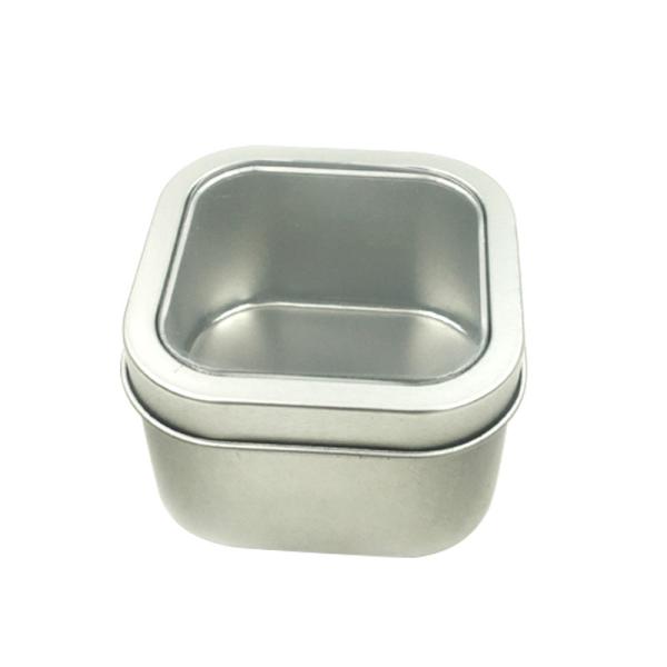 Square Iron Cans Tinplate Empty Metal Container Tin Cans For Food Storage
