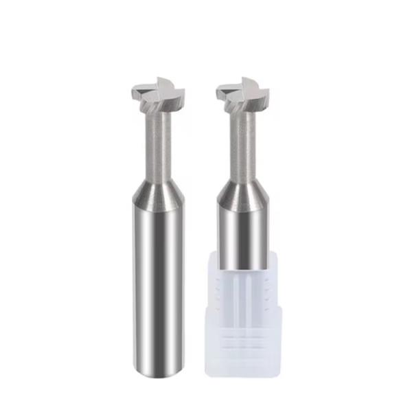 4T Flute Number Carbide T-Slot Cutter for Precision Milling and Cutting Applications Straight Shank