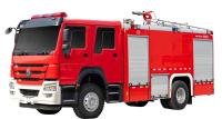 Sinotruk HOWO 8t camion de lutte contre les incendies à mousse d'eau véhicule spécialisé