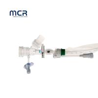 Système de cathéter d'aspiration jetable en PVC avec commutateur de pression et verrouillage Luer avec ISO
