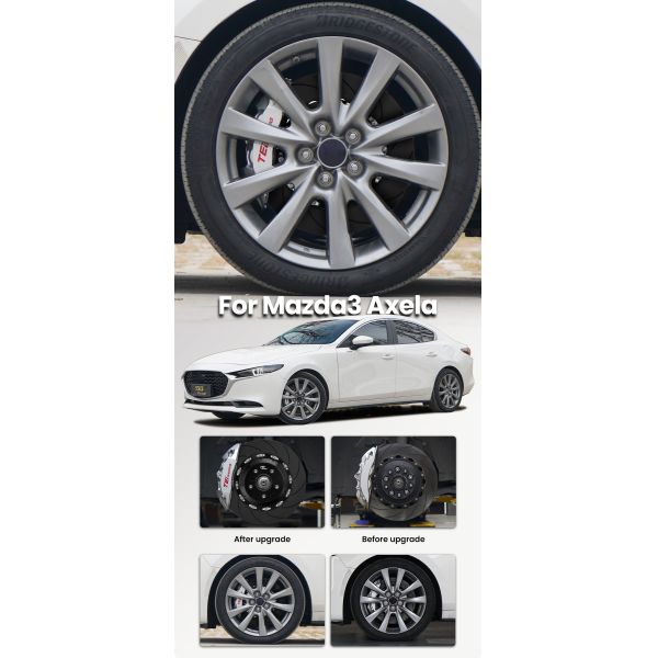 TEI Performance Brake Kit P40EV Front 4 POT BBK for Mazda 3 Axela BK BL BM BP 17 Inch/18 Inch