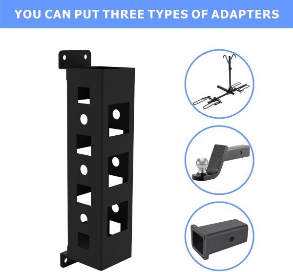 1 1.25 2 Hitch Wall Mount Receiver Hitch Storage Holder Rack Collector 7 Hitch Storage