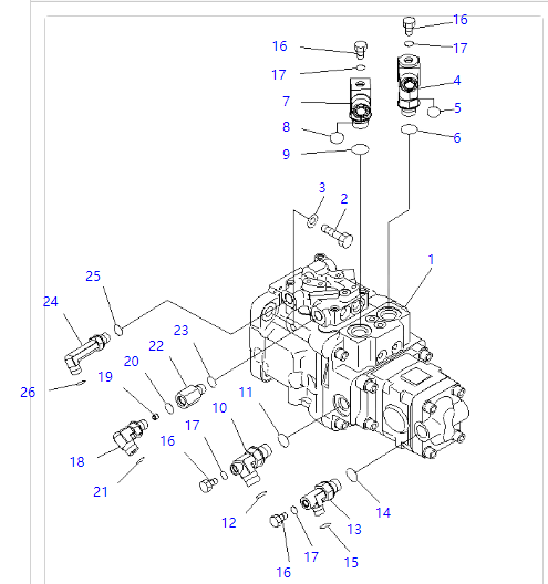 Main Hydraulic pump for PC40MR-2 PC50MR-2 PC50MR-3 PC55MR-3 PC56-7 PC57-7 KOMATSU Excavator parts 708-3S-00961 708-3S-00872 708-3S-00521 708-3S-00522 708-3S-00460 708-3S-00461 708-3S-00462 Piston pump