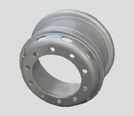 Wheel Adapter Steel Truck Wheels Semi Trailer Rims , Semi Truck Rims 24 Inch