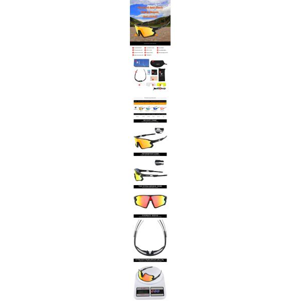 KOOTU Bike And Cycle Accessories , Plastic Polarised Cycling Glasses