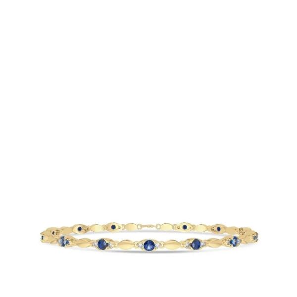 925 Sterling Silver Diamond Pear Sapphire Bracelet Classic For Girl Women