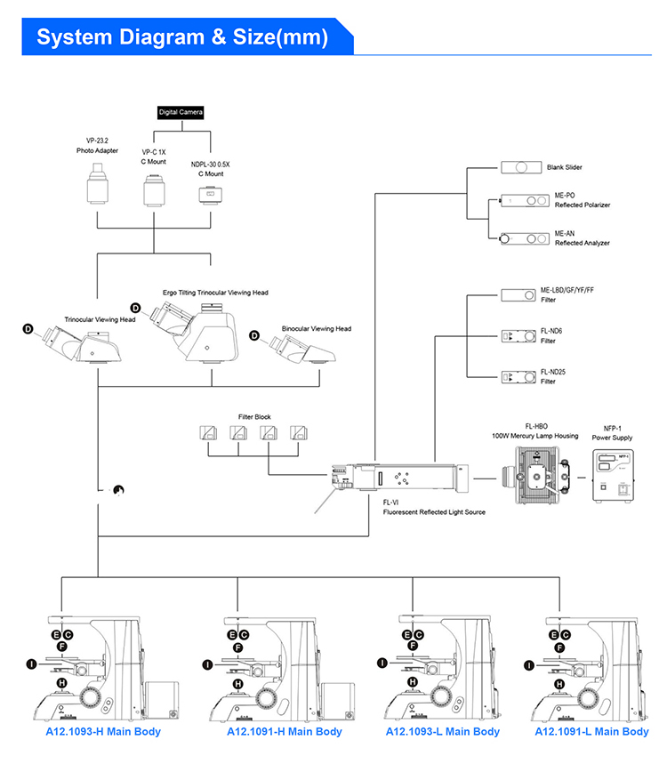 Микроскоп научной лаборатории исследования 25mm OPTO-EDU A12.1091-H ручной