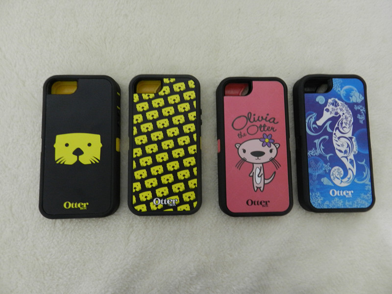 Ottered Cartoon Style Outer Box Phone Cases Three-layer For IPhone 5