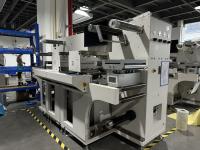 Máquina de corte de etiquetas digitais de rolo a rolo com opção de laminação 27 M/min