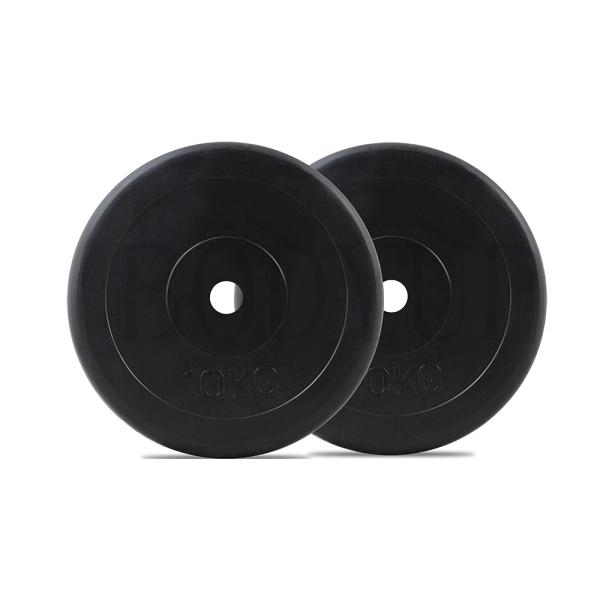 Multicolor 1 Inch Rubber Coated Weight Plates For Crossfit Training