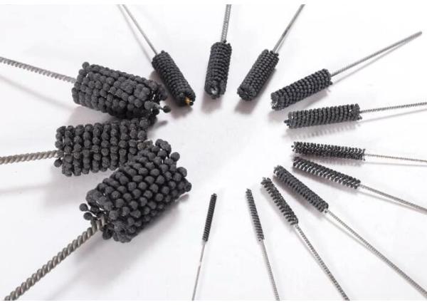 Flexible 160mm Ball Style Cylinder Flexible Honing Brush For Surface Finishing