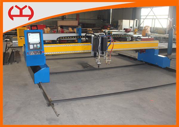 Heavy Gantry Flame / Plasma Gantry CNC Cutting Machine 4400 * 10000 mm Servo Motor