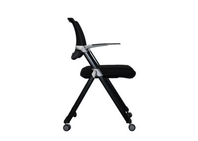 Cadeira de dobramento ergonômica plástica do escritório do metal interno de 4 rodas